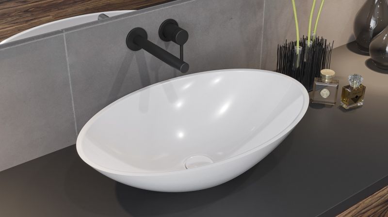 Раковина Whitecross Aquamarine 0715.056035.100 56см белый глянец