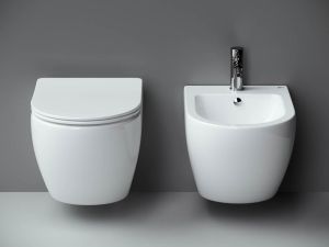Подвесной унитаз Ceramica Nova Metropol CN4002 безободковый белый
