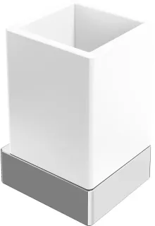 Стакан Boheme Qubic 10724-CR хром