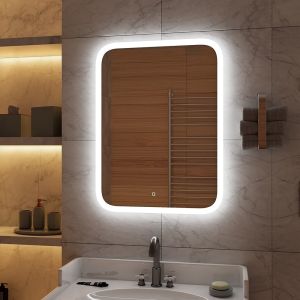 Зеркало с подсветкой Continent Glamour ЗЛП861 с сенсорным выключателем 80см