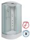 Душевая кабина Niagara NG-33974-14RG с гидромассажем 90x70см серебро/матовое