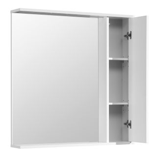 Зеркальный шкаф Акватон Стоун 80см белый 1A228302SX010 Зеркальный шкаф Акватон Стоун 80см белый 1A228302SX010