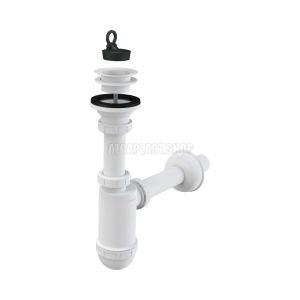 Сифон для раковины AlcaPlast ?32 с пластмассовой решеткой ?63 A421