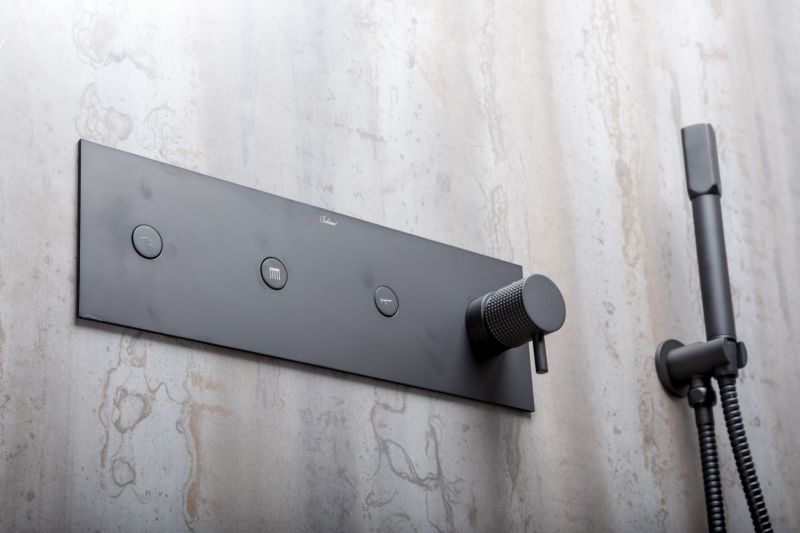 Душевой комплект Boheme Fusion чёрный 130-B Душевой комплект Boheme Fusion чёрный 130-B