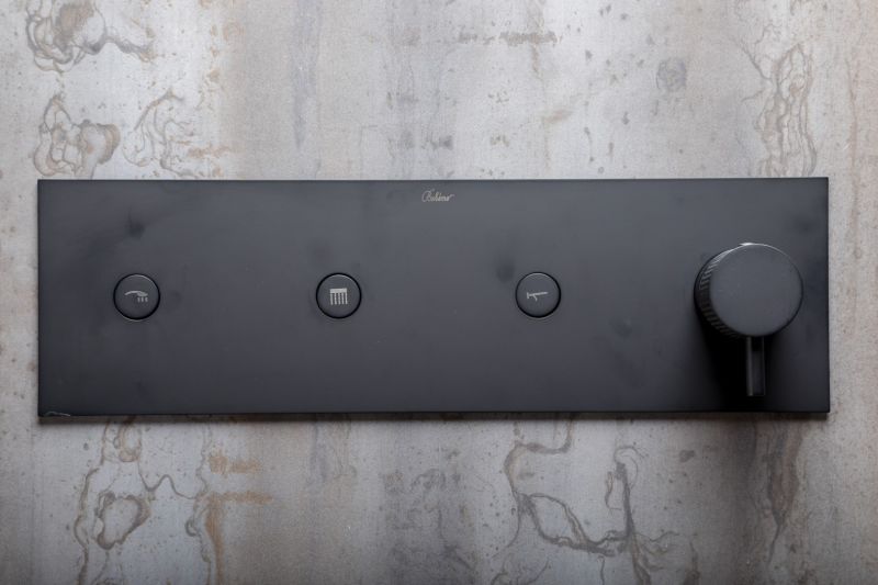 Душевой комплект Boheme Fusion чёрный 130-B Душевой комплект Boheme Fusion чёрный 130-B