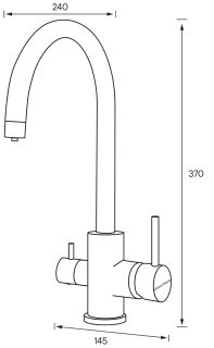 Смеситель для кухни Paulmark Essen Es213211-331 белый Смеситель для кухни Paulmark Essen Es213211-331 белый