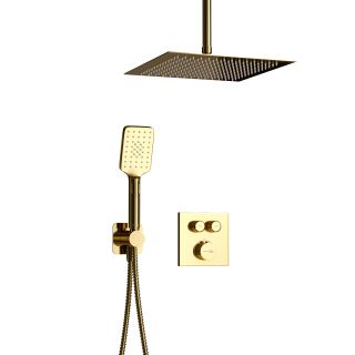 Душевой комплект WasserKRAFT Sauer Thermo A7148.234.261.280.197.346 с термостатом золото