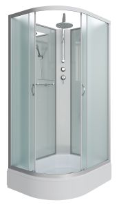 Душевая кабина Niagara NG-33184-14RBKT 110x80см серебро/матовое