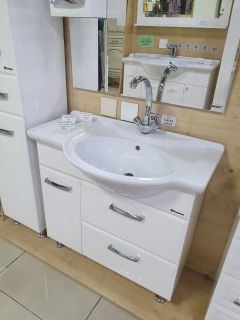 Тумба под раковину Bellezza Альдо 90см белый 00000007007 Тумба под раковину Bellezza Альдо 90см белый 00000007007