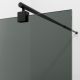 Душевая перегородка WasserKRAFT Rur 30W40MB-TG 120 см профиль чёрный стекло тонированное