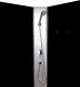 Душевая кабина Niagara Eco E90/70/40L/TN/BK 90x70 см без крыши профиль хром стекло тонированное