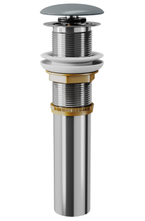 Донный клапан для раковины D&K DC9006 графит Донный клапан для раковины D&K DC9006 графит