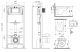 Унитаз с инсталляцией  AM.PM Sense IS48051.741700