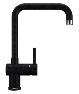 Смеситель для кухни Ulgran Classic U-023-308 с высоким поворотным изливом чёрный Смеситель для кухни Ulgran Classic U-023-308 с высоким поворотным изливом чёрный