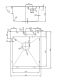 Кухонная мойка D&K DKS415006 41см графит