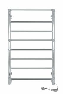 Полотенцесушитель электрический Indigo Europe Lux LELLE80-40Rt 80x40 см хром