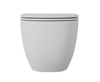 Унитаз подвесной D&K Matrix DT1396016 безободковый белый Унитаз подвесной D&K Matrix DT1396016 безободковый белый