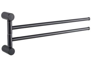 Полотенцедержатель Haiba HB8412-7 42см чёрный