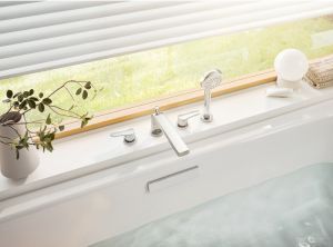 Смеситель на борт ванны Kludi Pure&Solid хром 344230575