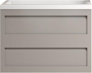 Подвесная тумба под раковину Art&Max Platino 58см светло-серый матовый AM-Platino-580-2C-SO-GCM