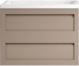 Подвесная тумба под раковину Art&Max Platino 75см капучино матовый AM-Platino-750-2C-SO-CM