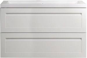 Подвесная тумба под раковину Art&Max Platino 80см белый глянцевый AM-Platino-800-2C-SO-BL-Cer