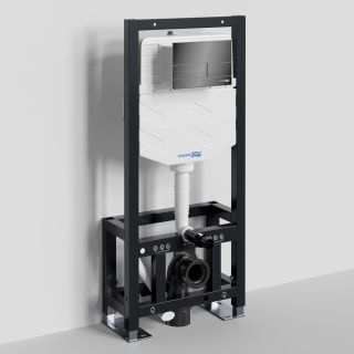 Система инсталляции для унитазов WasserKRAFT Dill 61TLT.010.ME.PB04 с кнопкой смыва