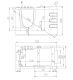 Акриловая ванна ABBER AB9000 B L 130x70
