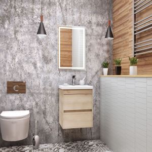 Подвесная тумба под раковину Art&Max Family 40см сканди Family-400-2C-SO-PB