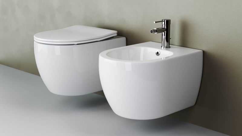 Биде подвесное Ceramica Nova Play CN3002 белый