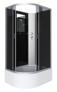 Душевая кабина Niagara NG-2510-14RBK 120x80см серебро/тонированное