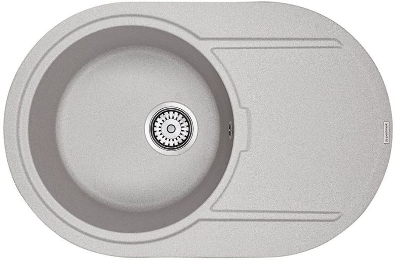 Мойка кухонная Paulmark Fittich PM317650-GRM серый металлик