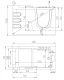Акриловая ванна ABBER AB9000 C R 130x70