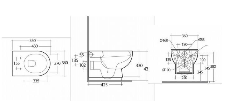 Унитаз Kerama Marazzi BUONGIORNO PRO BG.Pro.wc.02