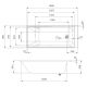 Ванна акриловая Am.Pm Libre W60A-180-080W-A 180x80 см
