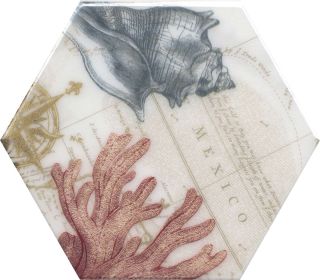 Плитка Kerama Marazzi HGD\A332\24020 Керамический декор 20x23,1x0,69 Эль Салер глянцевый