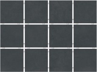 Керамогранит Kerama Marazzi 1291H Амальфи черный матовый 29.8x39.8x0,7 из 12 частей 9.8x9.8