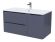 Подвесная тумба с раковиной IDDIS Edifice EDI10D0i95K 100см тёмно-серый