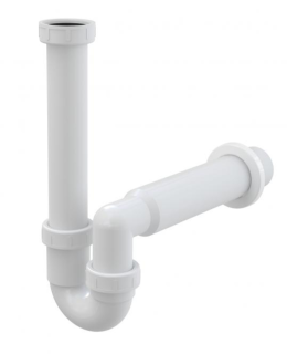 Сифон для мойки AlcaPlast трубчатый с накидной гайкой 6/4" A80-DN50 Сифон для мойки AlcaPlast трубчатый с накидной гайкой 6/4" A80-DN50