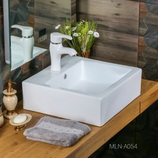 Накладная раковина Melana A054-803 47см белый Накладная раковина Melana A054-803 47см белый