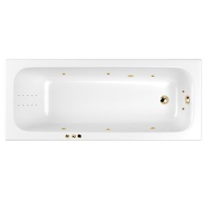 Гидромассажная ванна WHITECROSS Vibe 0105.170070.100.SMARTNANO.GL 170x70 см Smart Nano золото
