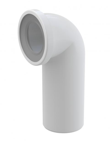 Колено для унитаза AlcaPlast 90° A90-90 Колено для унитаза AlcaPlast 90° A90-90