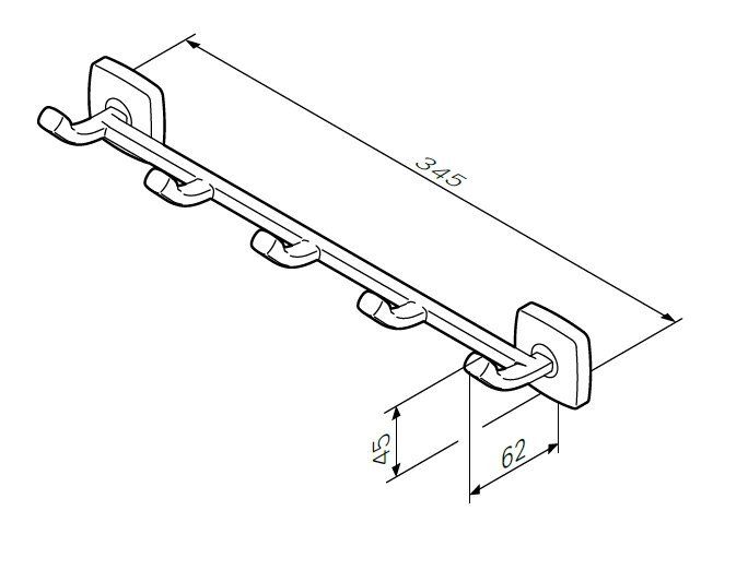 Крючок Am.pm Gem A9035900 Крючок Am.pm Gem A9035900