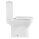 Унитаз-компакт Azario Mist AZ-45T безободковый торнадо белый