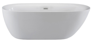 Акриловая ванна Cerutti SPA Como CT7386 отдельностоящая 170x75см