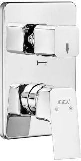 Смеситель для ванны E.C.A. Tiera 102167305EX-K хром Смеситель для ванны E.C.A. Tiera 102167305EX-K хром