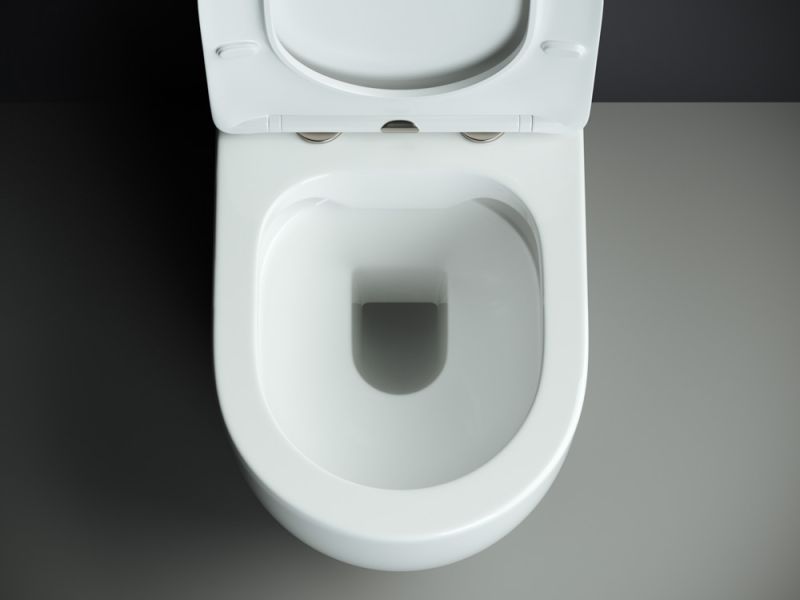 Напольный унитаз Ceramica Nova Mia CN1801 безободковый белый