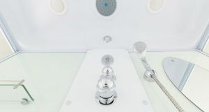 Душевая кабина Niagara 170x75см хром/прозрачное с матовой полосой