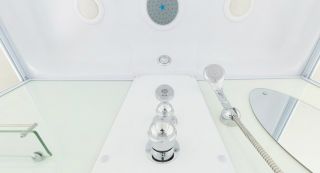 Душевая кабина Niagara 170x75см хром/прозрачное с матовой полосой