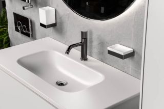 Мыльница Boheme Qubic 10723-SGM графит